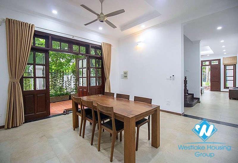 Fully furnished five bedroom villa for rent in Ciputra Hanoi